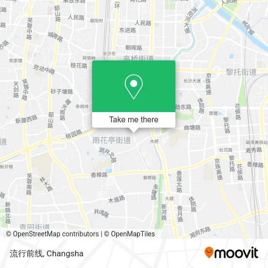 流行前线 map