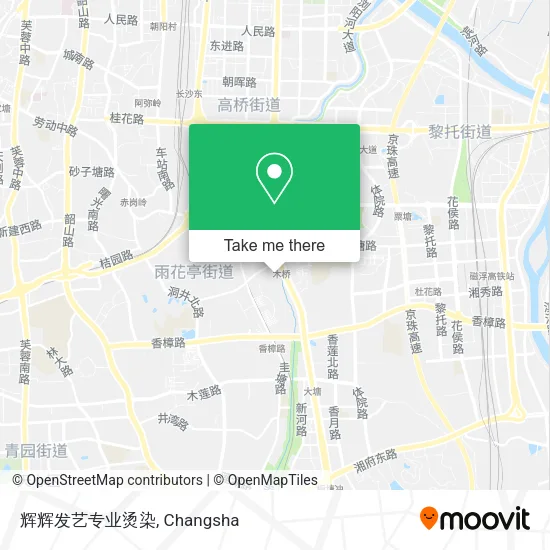 辉辉发艺专业烫染 map