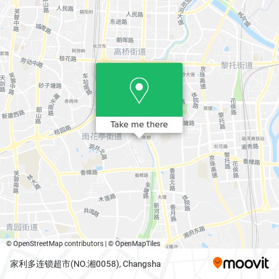 家利多连锁超市(NO.湘0058) map