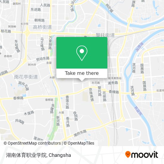 湖南体育职业学院 map