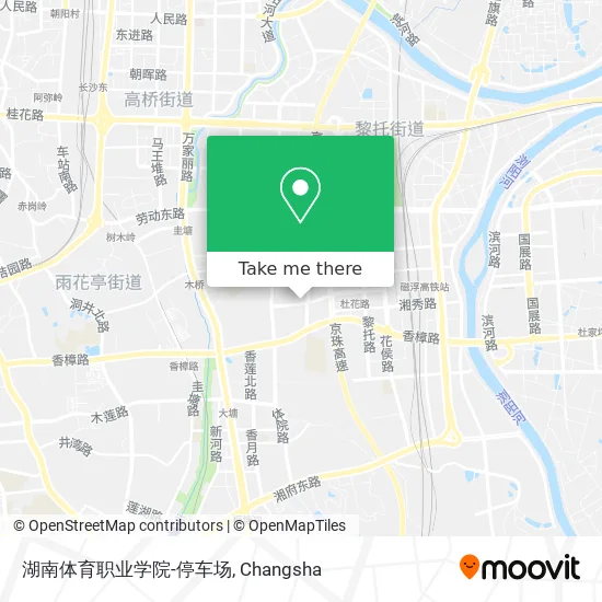 湖南体育职业学院-停车场 map