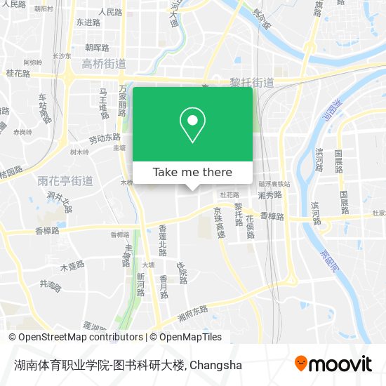 湖南体育职业学院-图书科研大楼 map