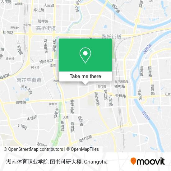 湖南体育职业学院-图书科研大楼 map