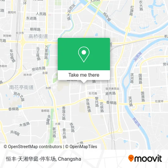 恒丰·天湘华庭-停车场 map