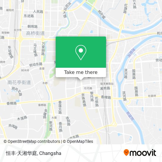 恒丰·天湘华庭 map