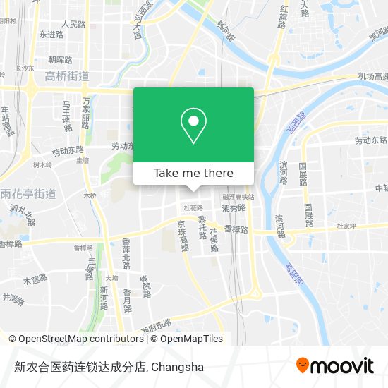 新农合医药连锁达成分店 map