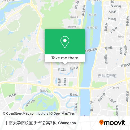 中南大学南校区-升华公寓7栋 map