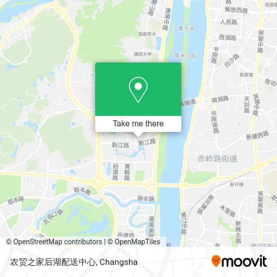 农贸之家后湖配送中心 map
