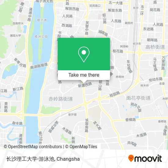 长沙理工大学-游泳池 map