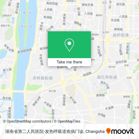 湖南省第二人民医院-发热呼吸道疾病门诊 map