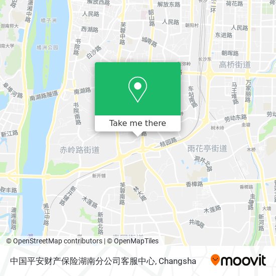 中国平安财产保险湖南分公司客服中心 map