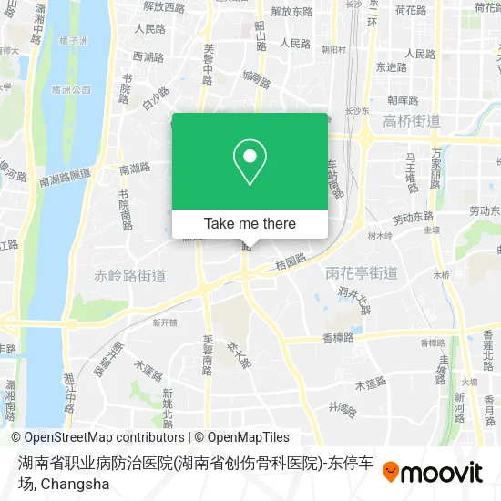 湖南省职业病防治医院(湖南省创伤骨科医院)-东停车场 map