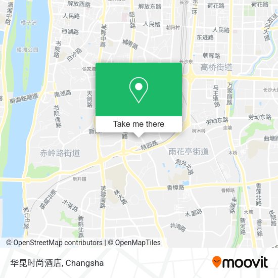 华昆时尚酒店 map