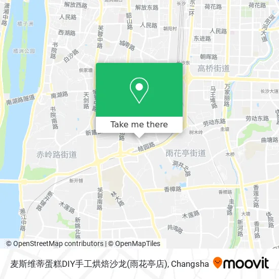 麦斯维蒂蛋糕DIY手工烘焙沙龙(雨花亭店) map