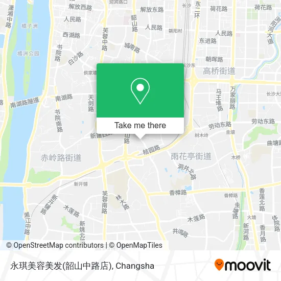 永琪美容美发(韶山中路店) map