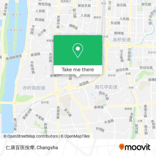 仁康盲医按摩 map