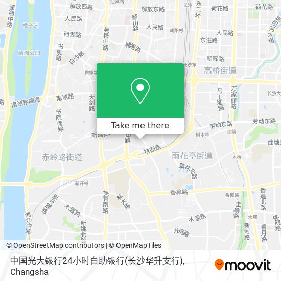 中国光大银行24小时自助银行(长沙华升支行) map