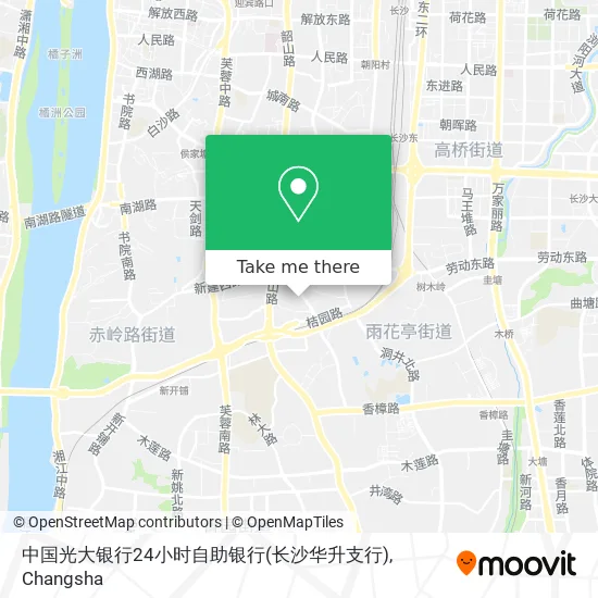 中国光大银行24小时自助银行(长沙华升支行) map
