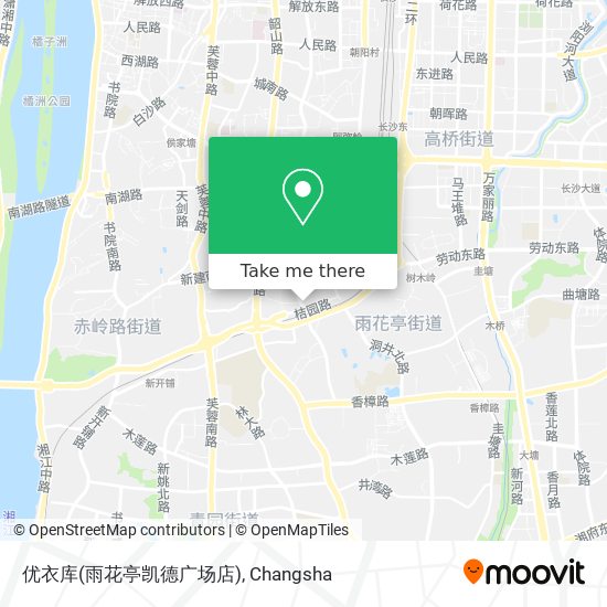 优衣库(雨花亭凯德广场店) map