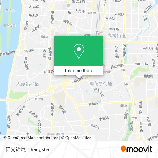 阳光锦城 map
