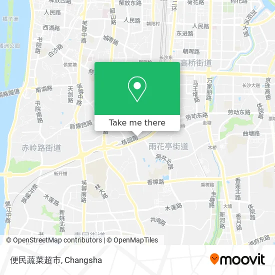 便民蔬菜超市 map