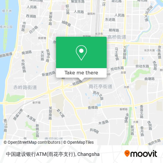 中国建设银行ATM(雨花亭支行) map