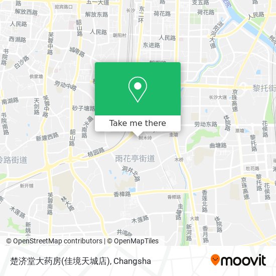 楚济堂大药房(佳境天城店) map