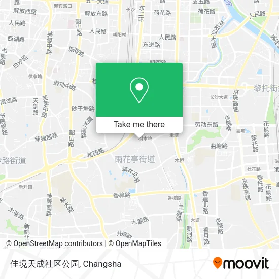 佳境天成社区公园 map
