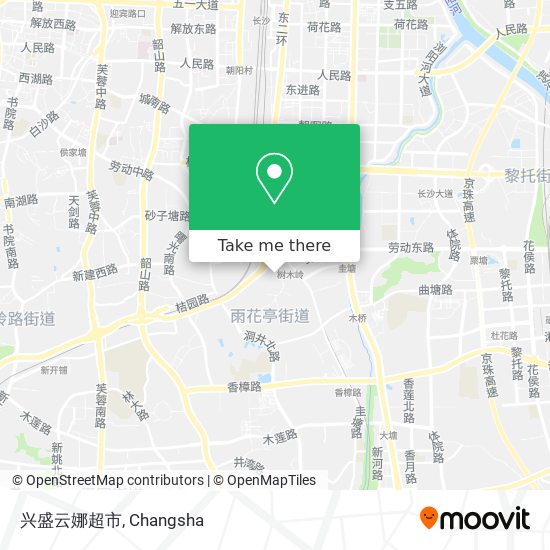 兴盛云娜超市 map