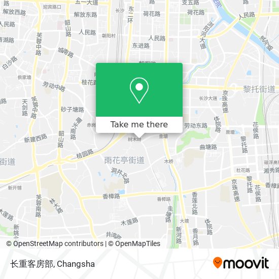 长重客房部 map