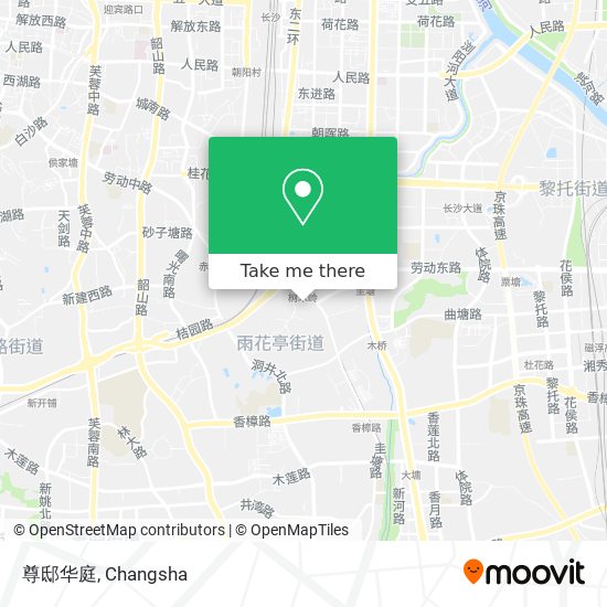 尊邸华庭 map