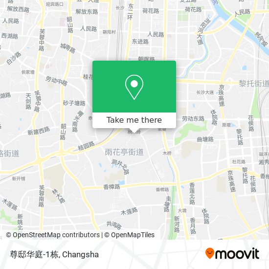 尊邸华庭-1栋 map