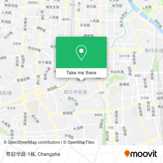 尊邸华庭-1栋 map