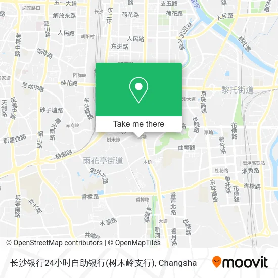 长沙银行24小时自助银行(树木岭支行) map