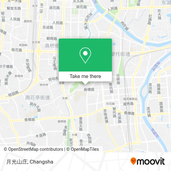 月光山庄 map