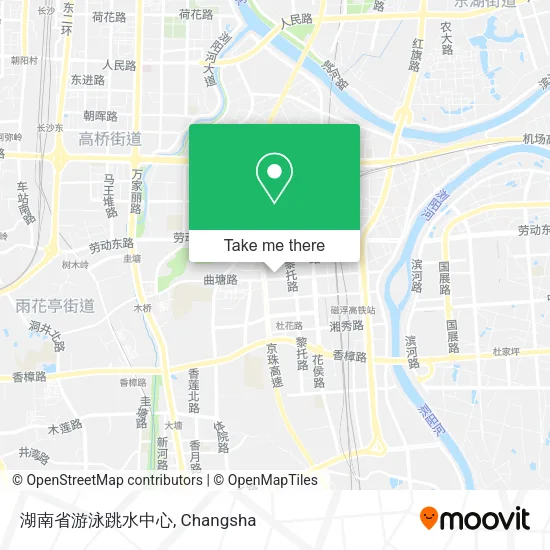 湖南省游泳跳水中心 map