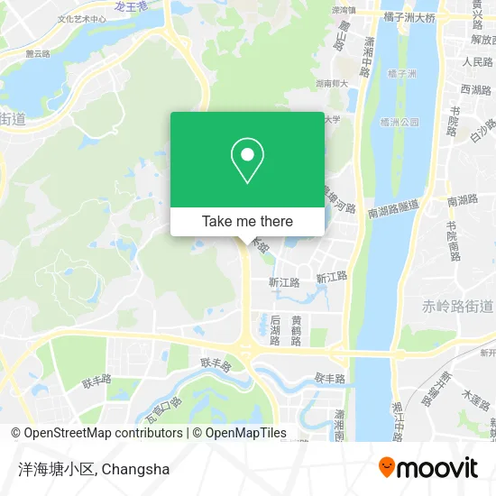 洋海塘小区 map