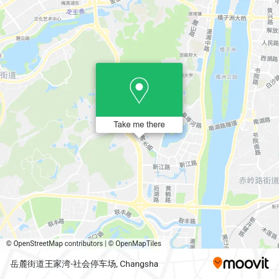 岳麓街道王家湾-社会停车场 map