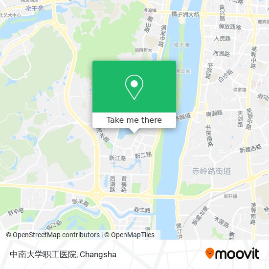 中南大学职工医院 map