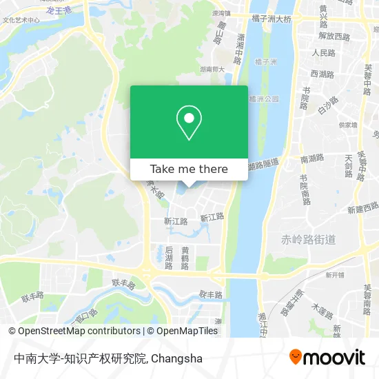 中南大学-知识产权研究院 map
