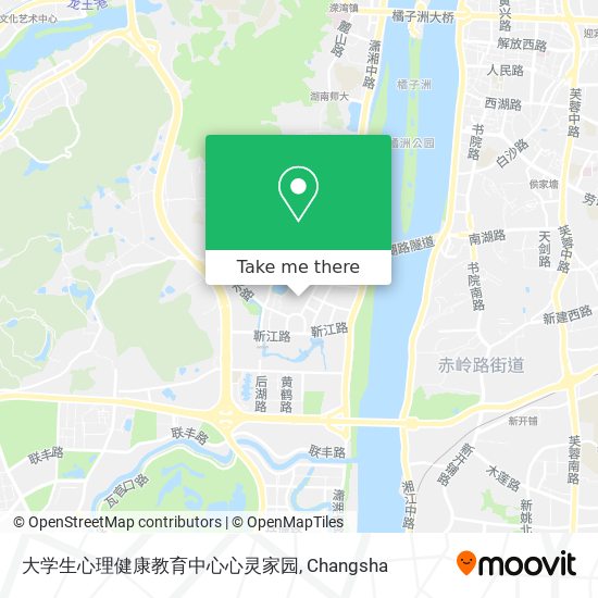 大学生心理健康教育中心心灵家园 map