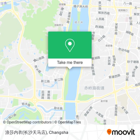 浪莎内衣(长沙天马店) map