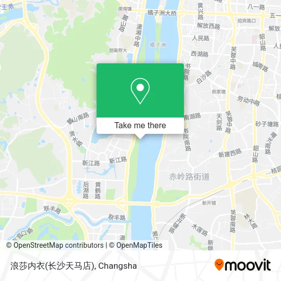 浪莎内衣(长沙天马店) map