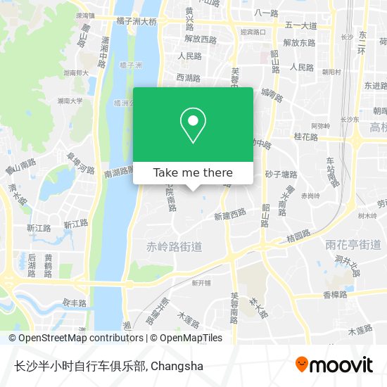 长沙半小时自行车俱乐部 map