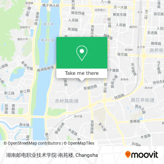 湖南邮电职业技术学院-南苑楼 map