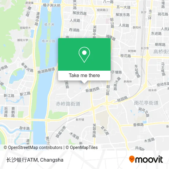 长沙银行ATM map
