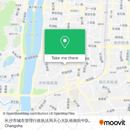 长沙市城市管理行政执法局天心大队裕南街中队 map