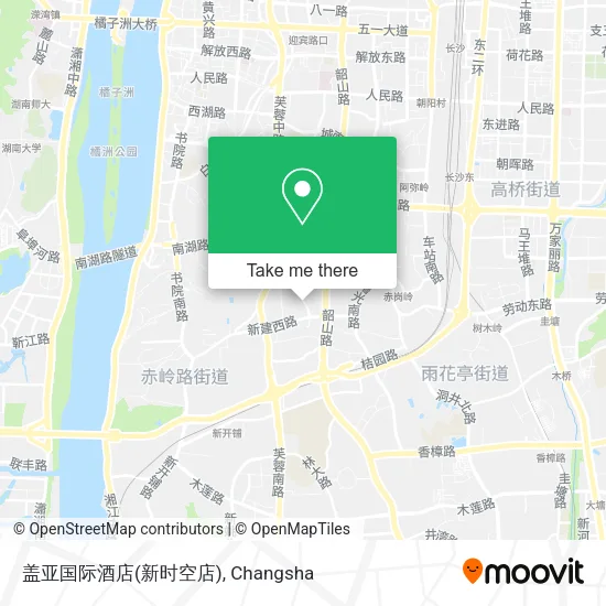 盖亚国际酒店(新时空店) map