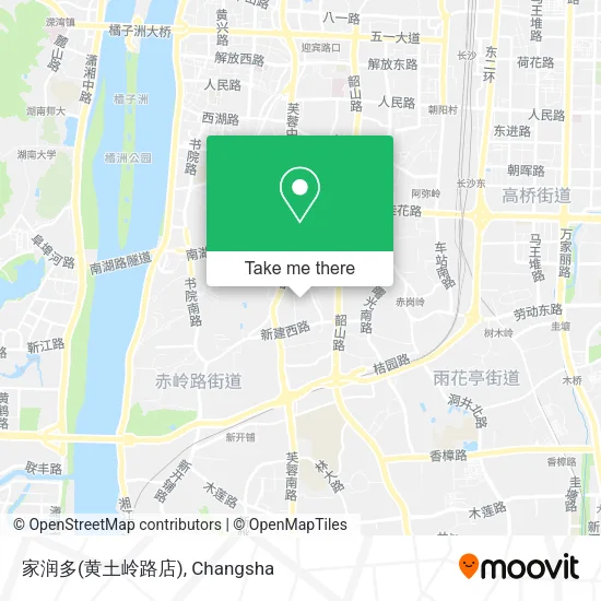 家润多(黄土岭路店) map