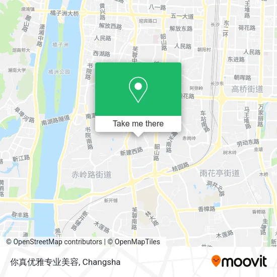 你真优雅专业美容 map